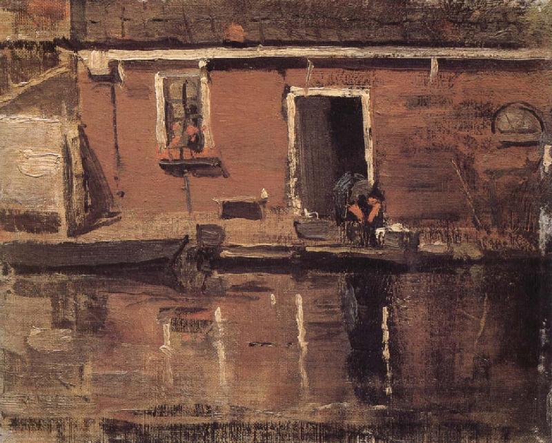 Piet Mondrian Farmhouse near the river oil painting picture